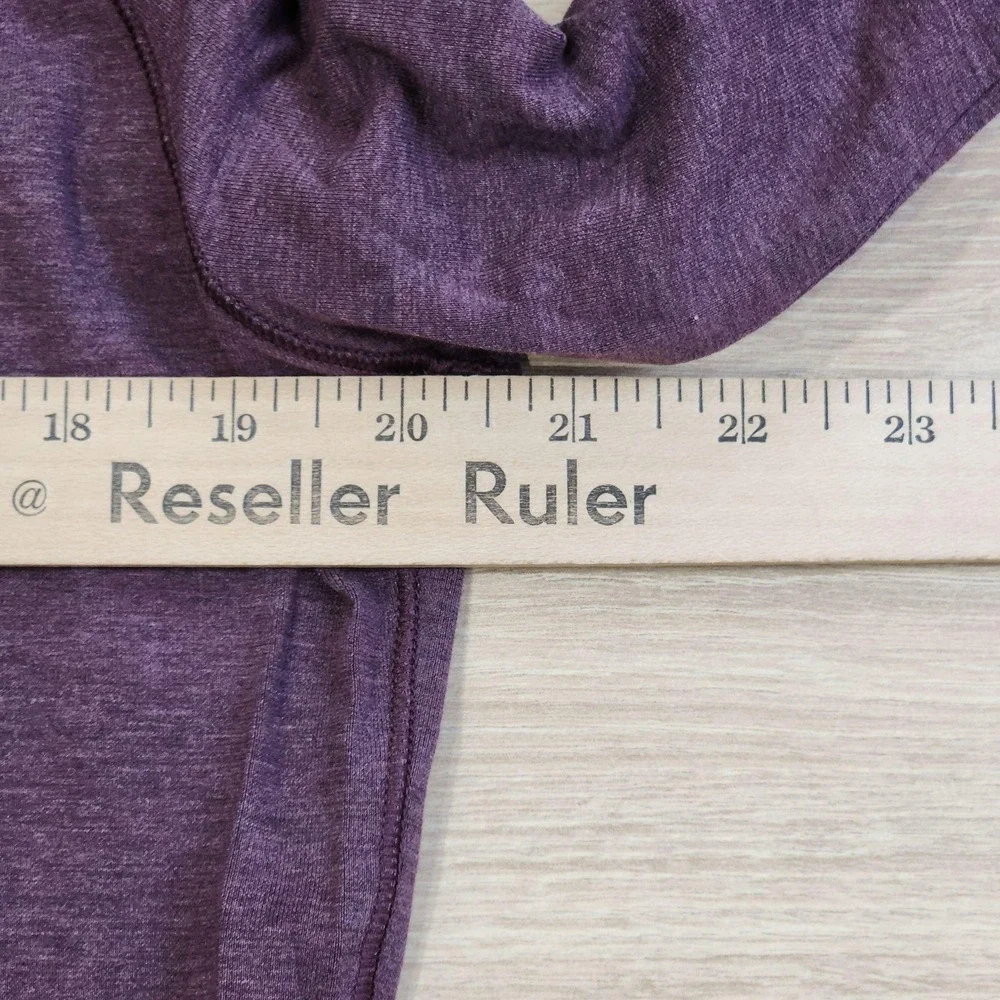 Lululemon Fundamental Long-Sleeve Shirt Womens 12 Purple Lightweight Athletic